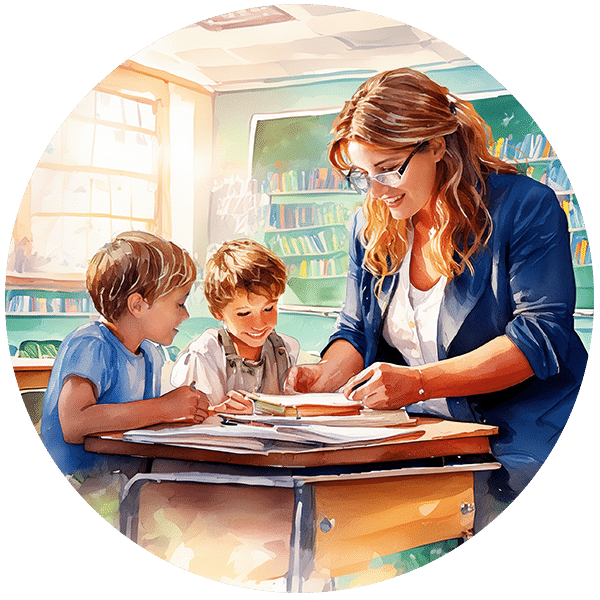 final-female teacher talking to student